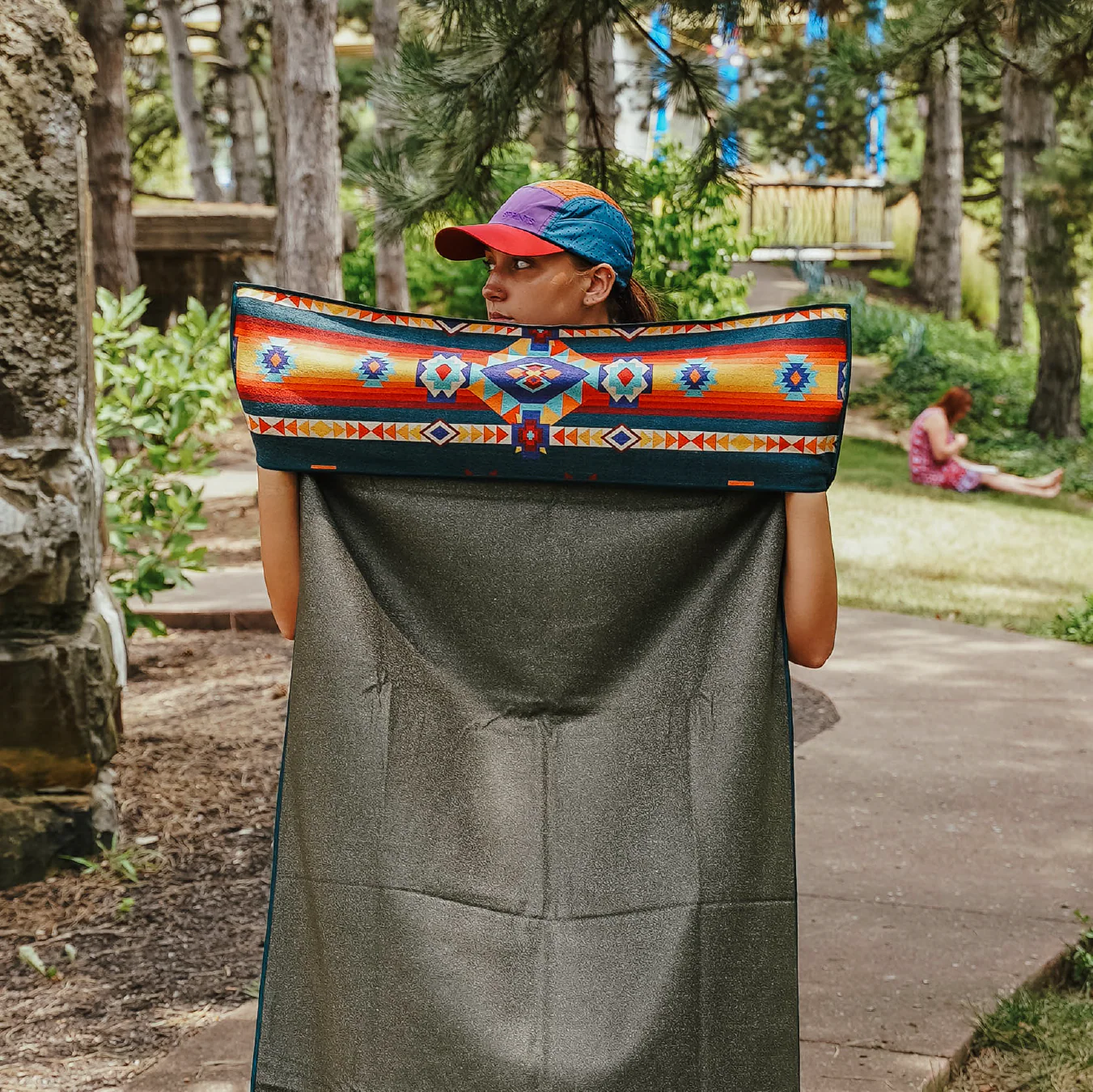 Aztec Artisans & Chocolate Currency Car Seat Cover Towel - Image 4