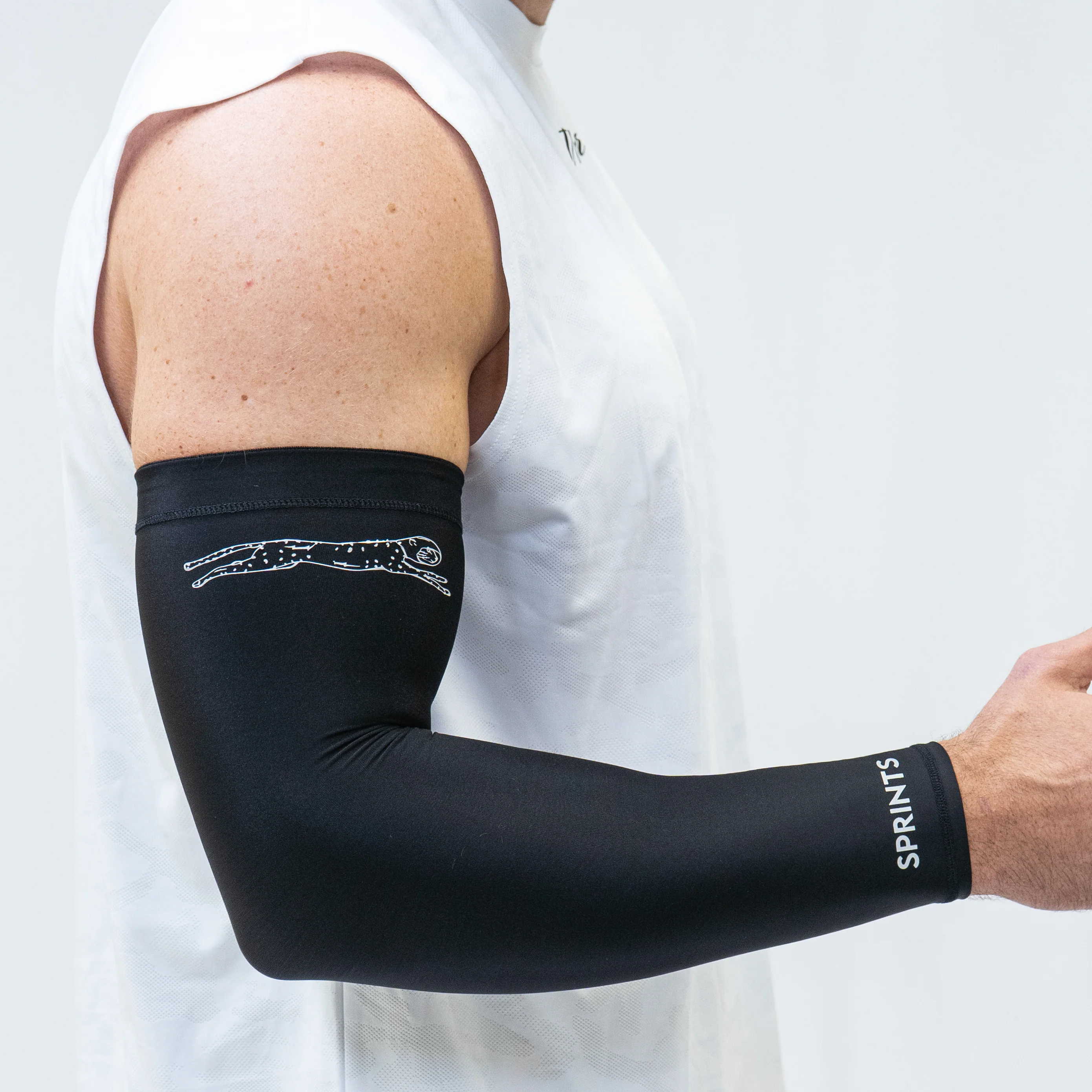 Compression Arm Sleeves - Black Flash Reflective (Unisex) - Image 3