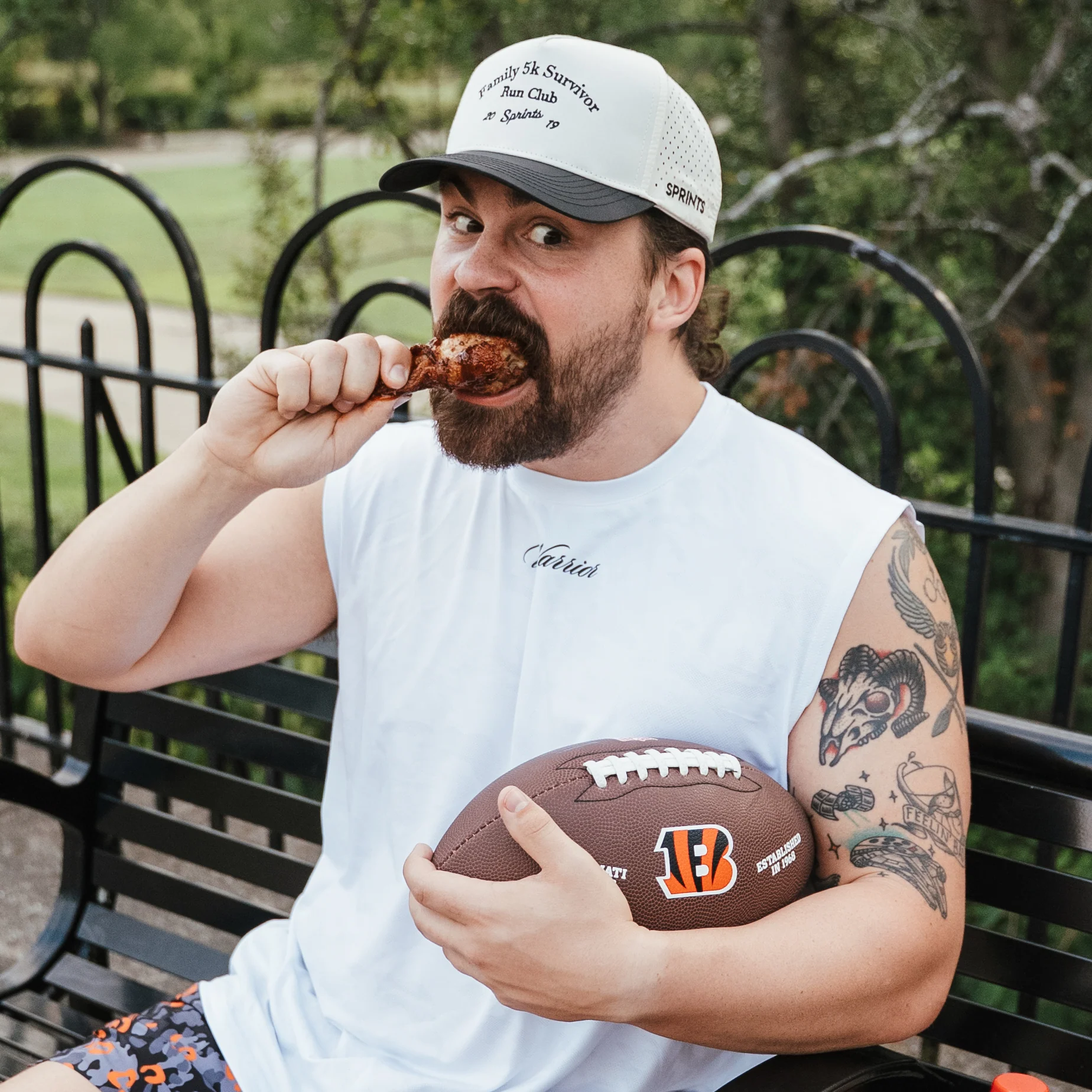 Family 5K Survivor Run Club Structured VP Hat (Unisex) - Image 3