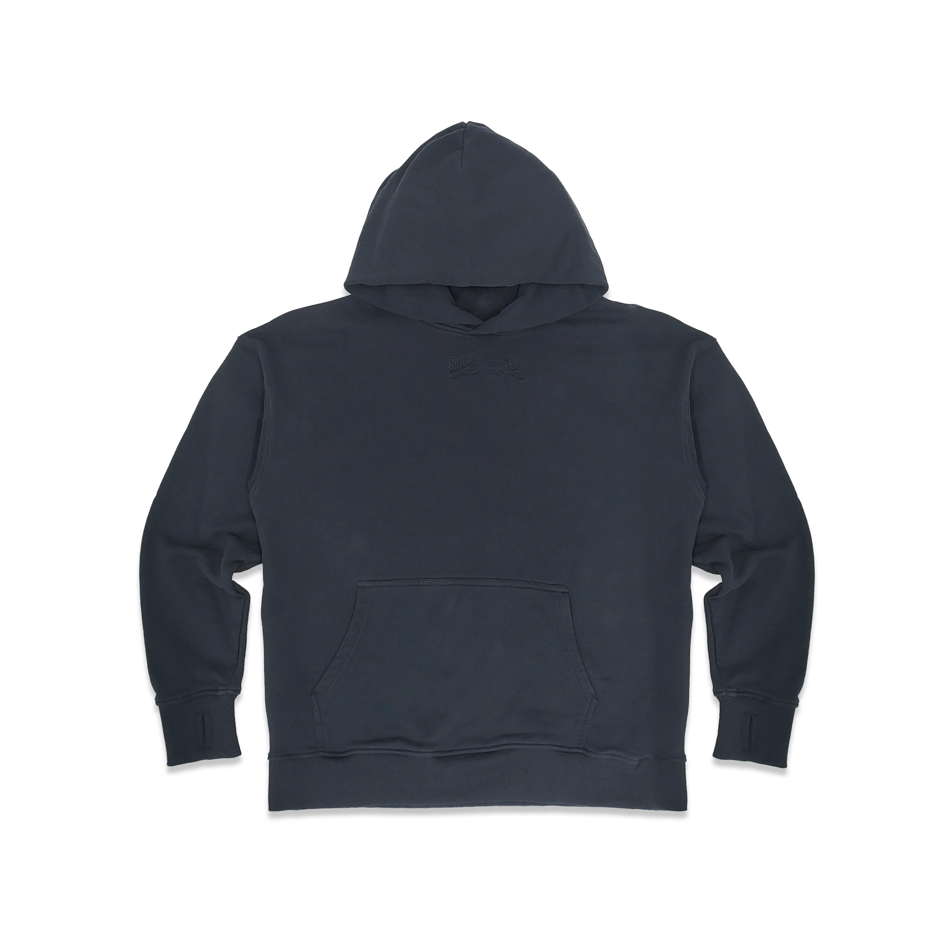 Run Club Oversized Hoodie - I'm Nicer After I Run (Unisex) - Navy - Image 9