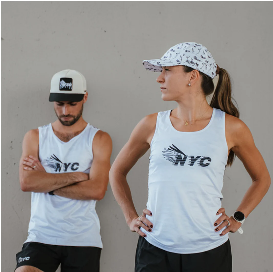 Womens Running Tank - NYC City of Dreams - Image 3