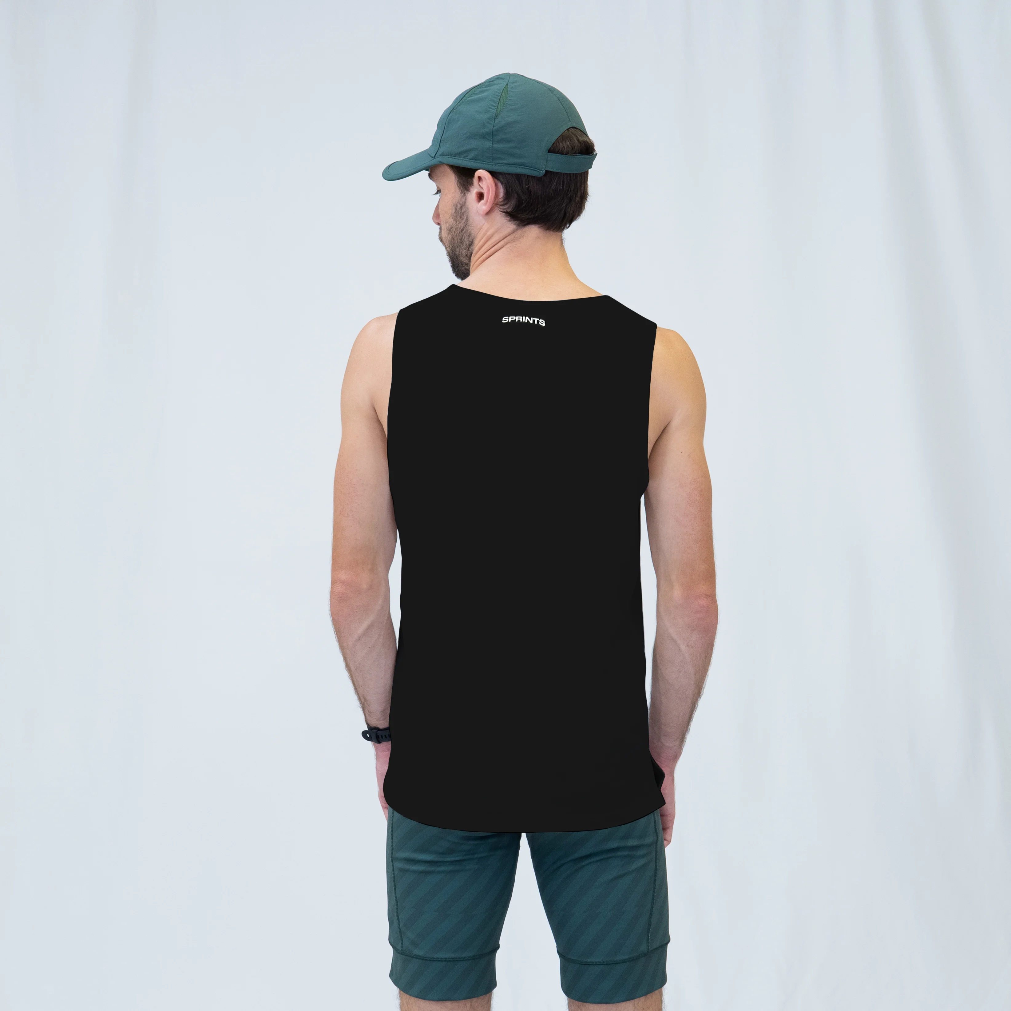 Mens Core Zero Running Tank - Stealth Black - Image 4