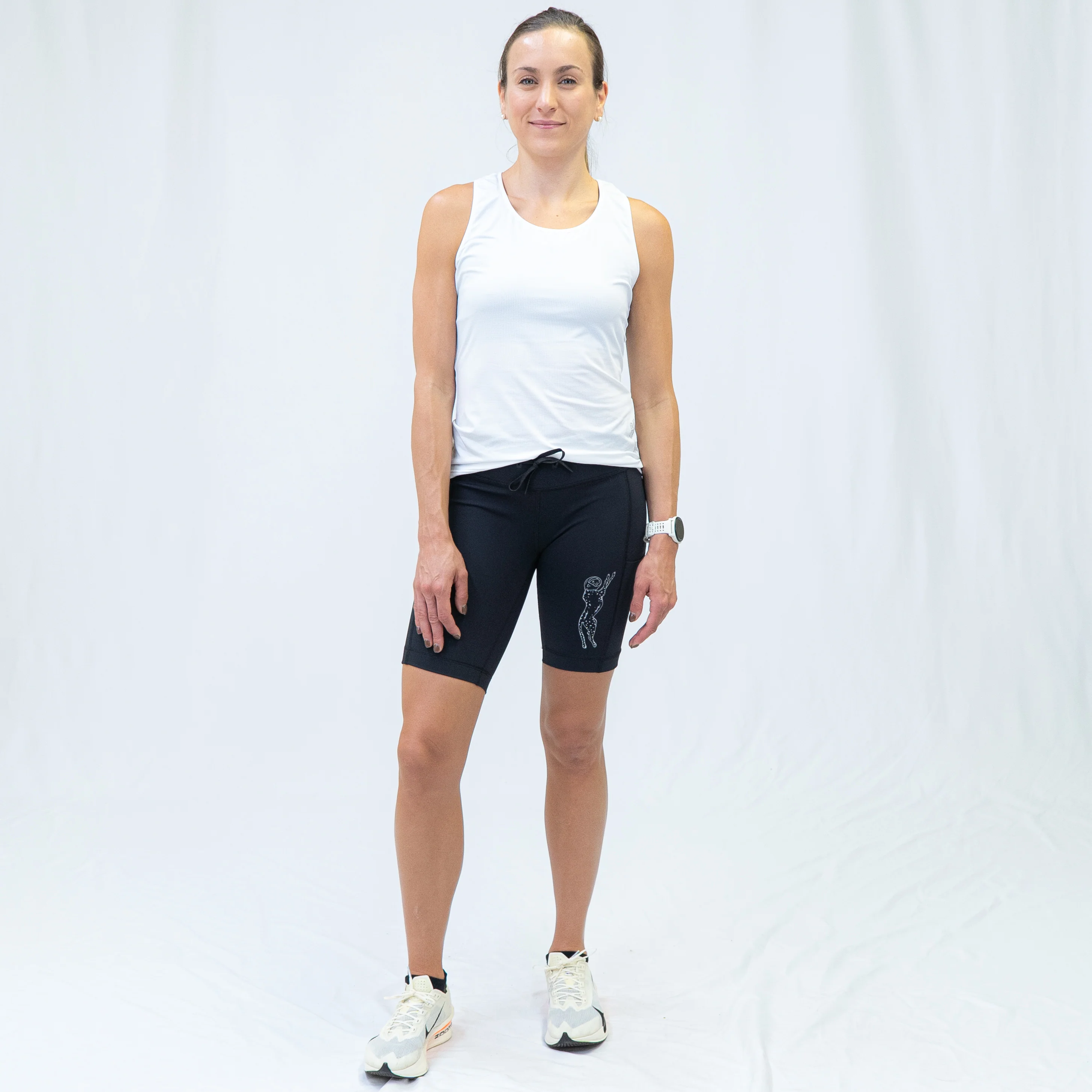 Womens Core Zero Running Tank - Stealth White - Image 3