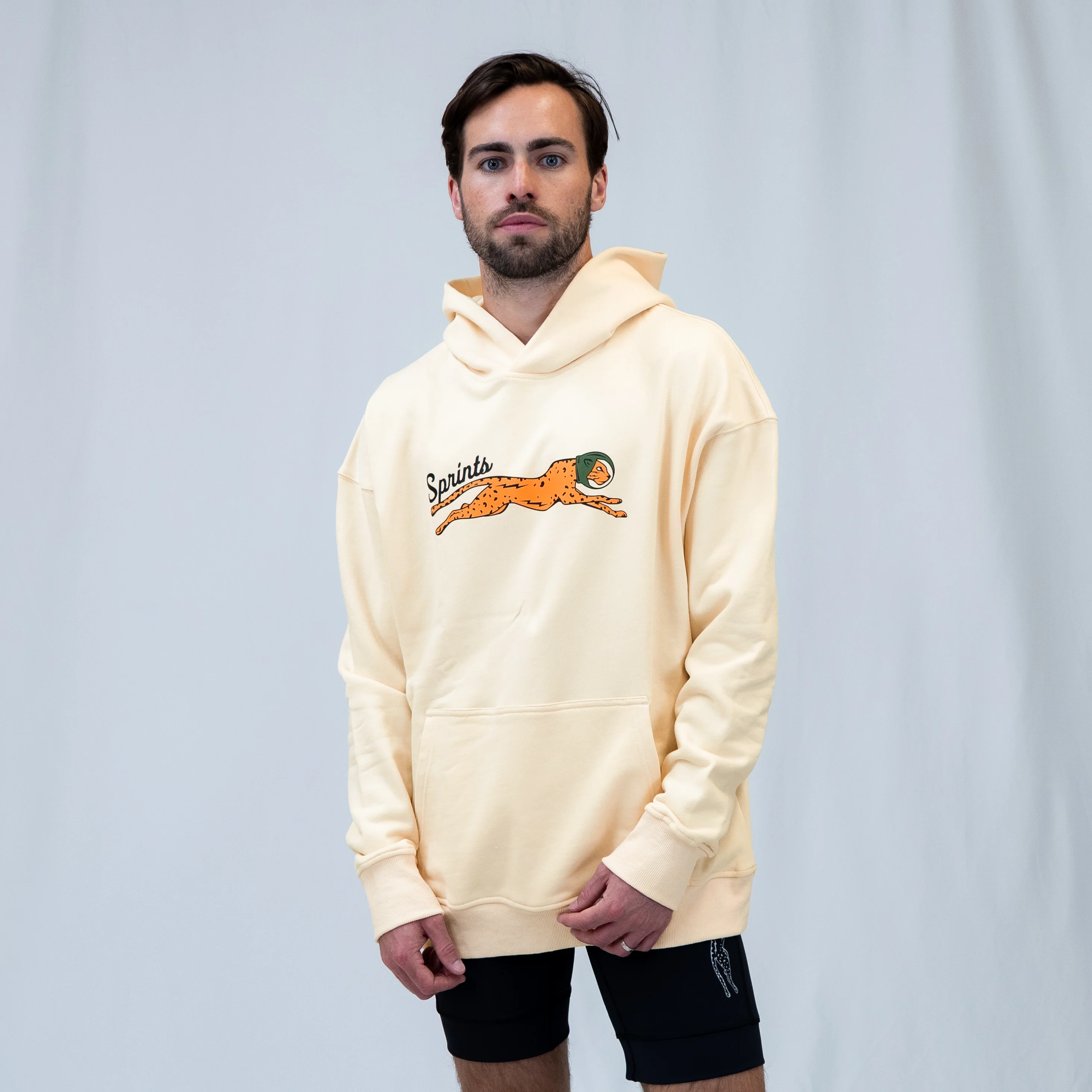 Victory Sprints Oversized Hoodie - Butter (Unisex) - Image 4